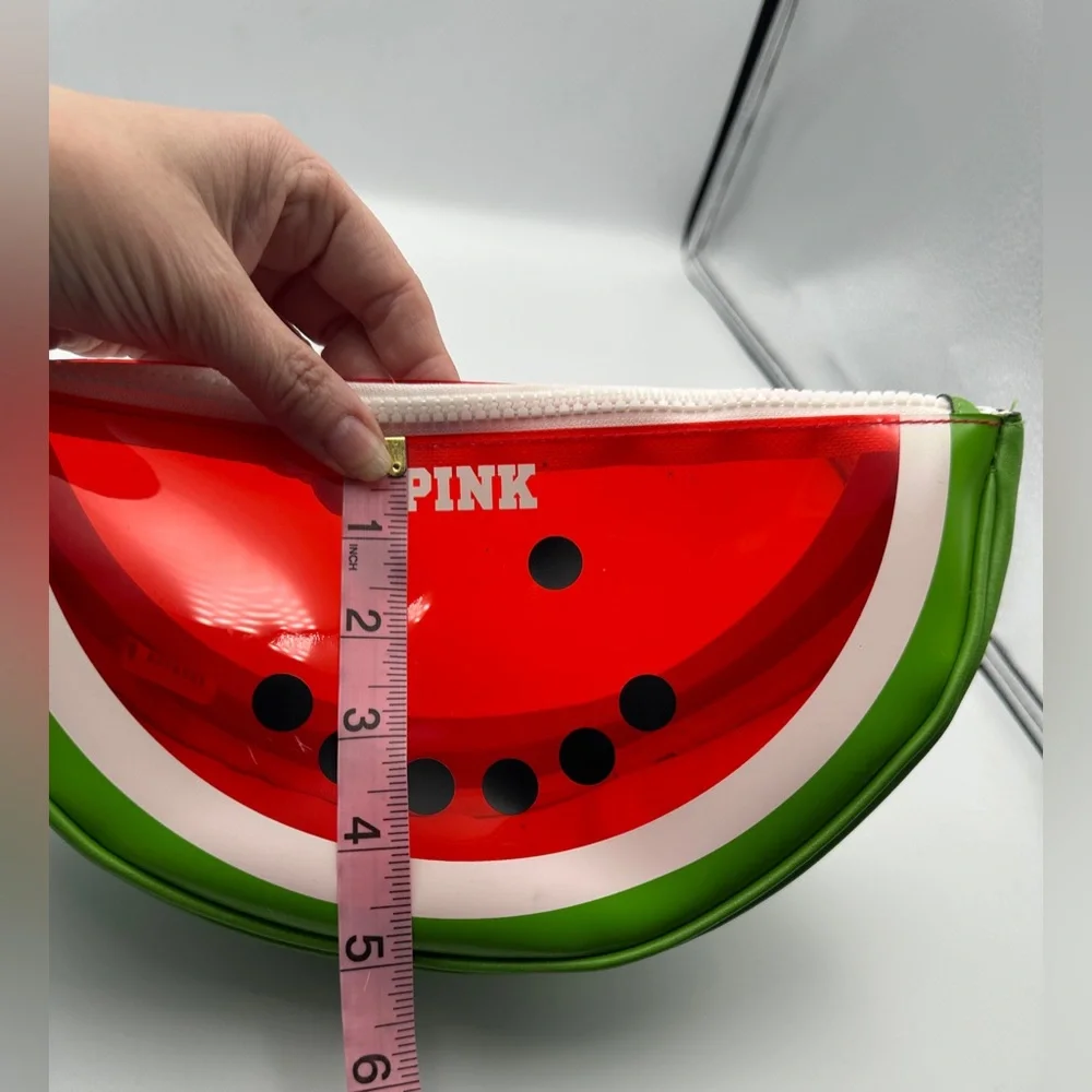 Victorias Secret PINK Watermelon Wristlet Clutch Jelly Bag